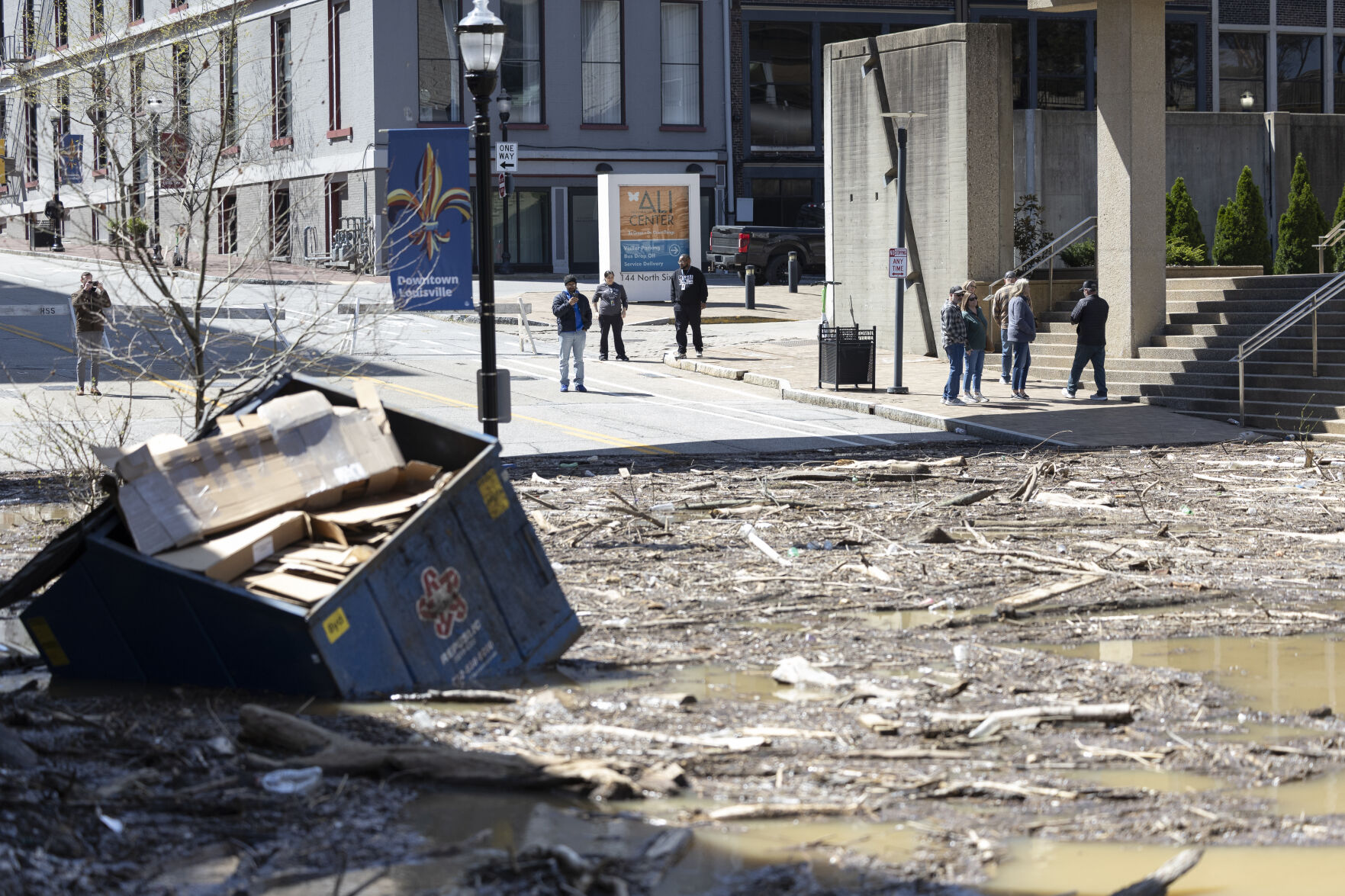 Downtown Louisville Flooding — 4/8/25